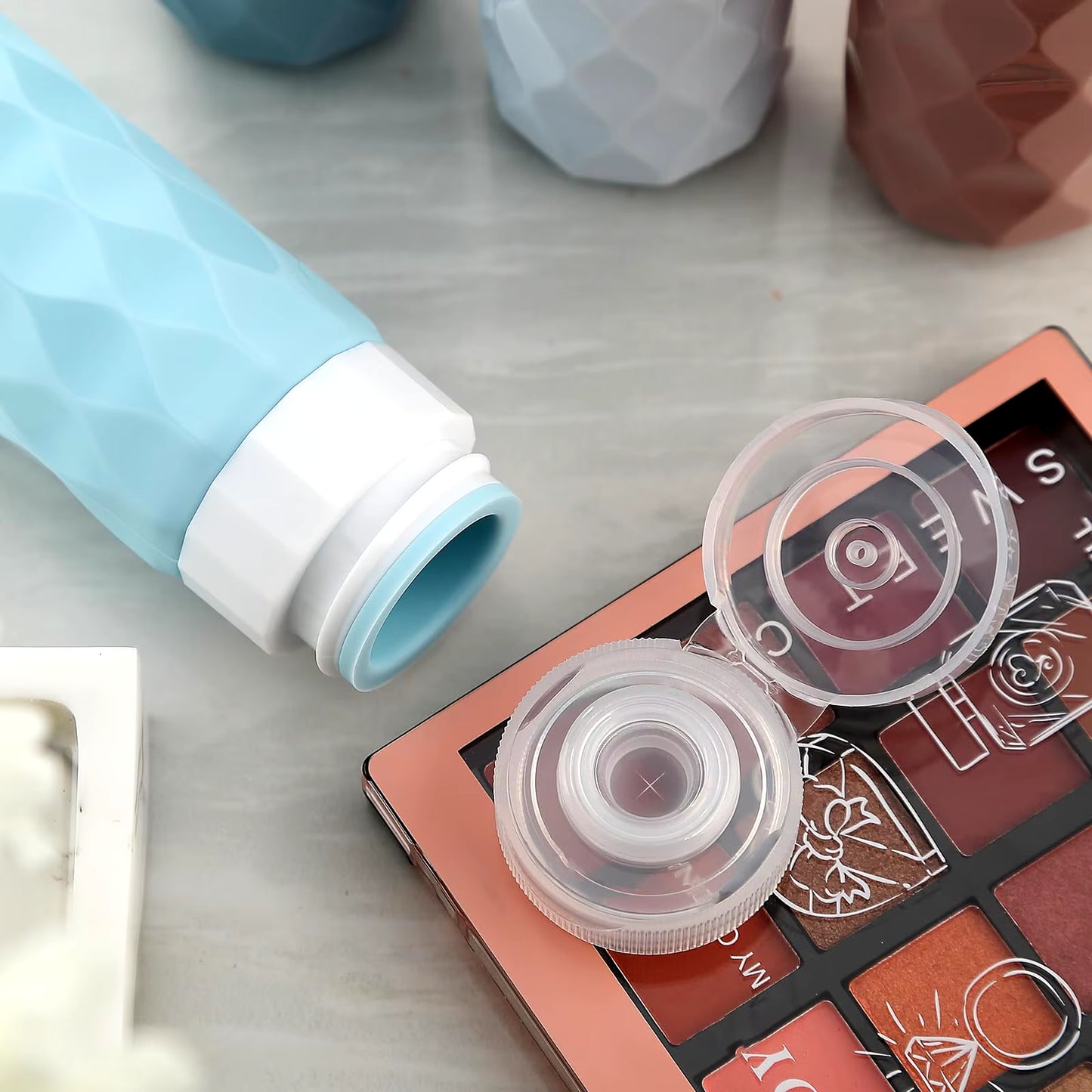 Contemporary Travel Essentials Bottles for Toiletries BPA Free Leak Proof Squeezable Travel Size