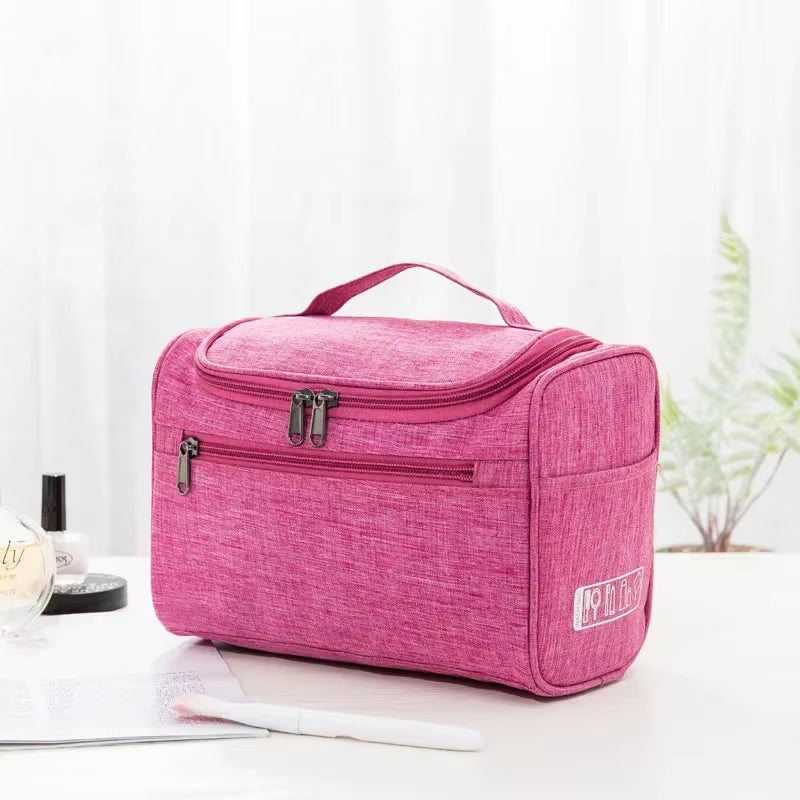 Spacious Cosmetic Bag Makeup Organizer Toiletry Pouch