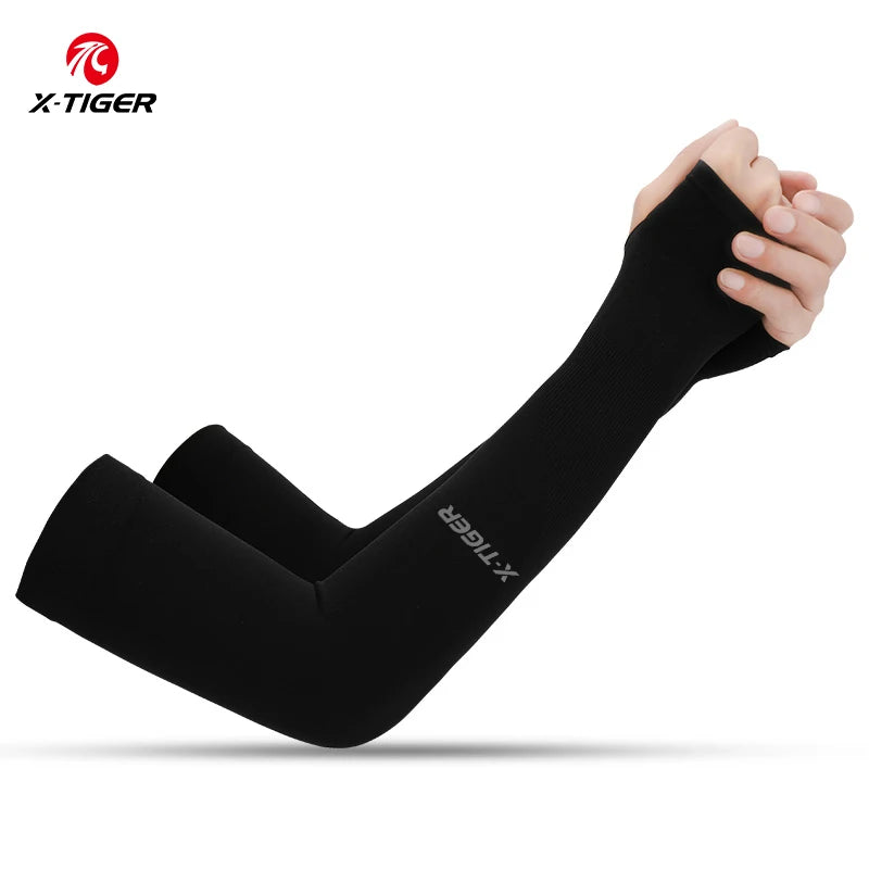 Anti-UV Sunscreen Arm Sleeves Ice Fabric