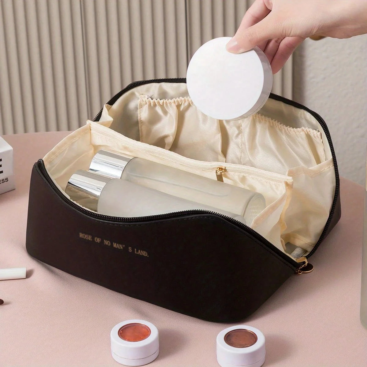 Elegant Makeup Organizer Storage Pouch Cosmetic Bag