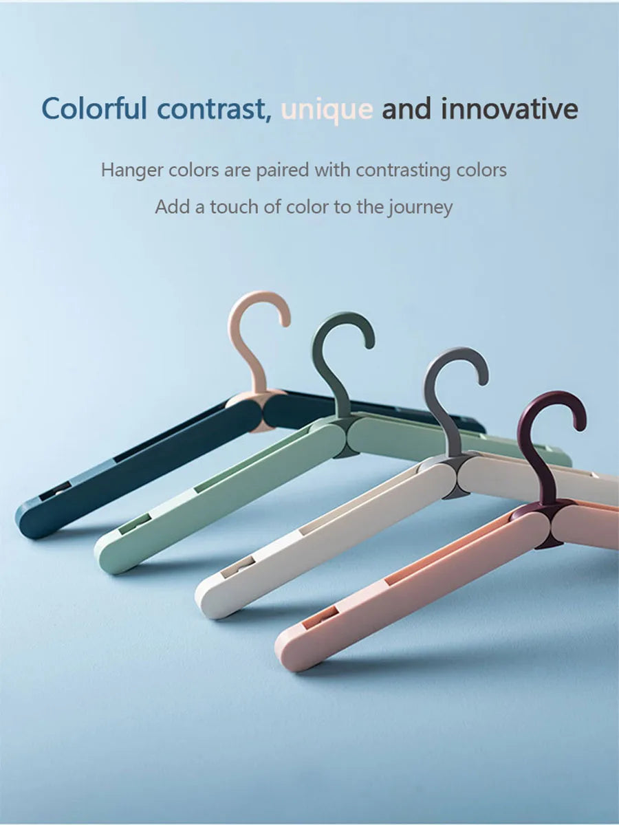 Foldable Clothes Hanger Creative Portable Travel