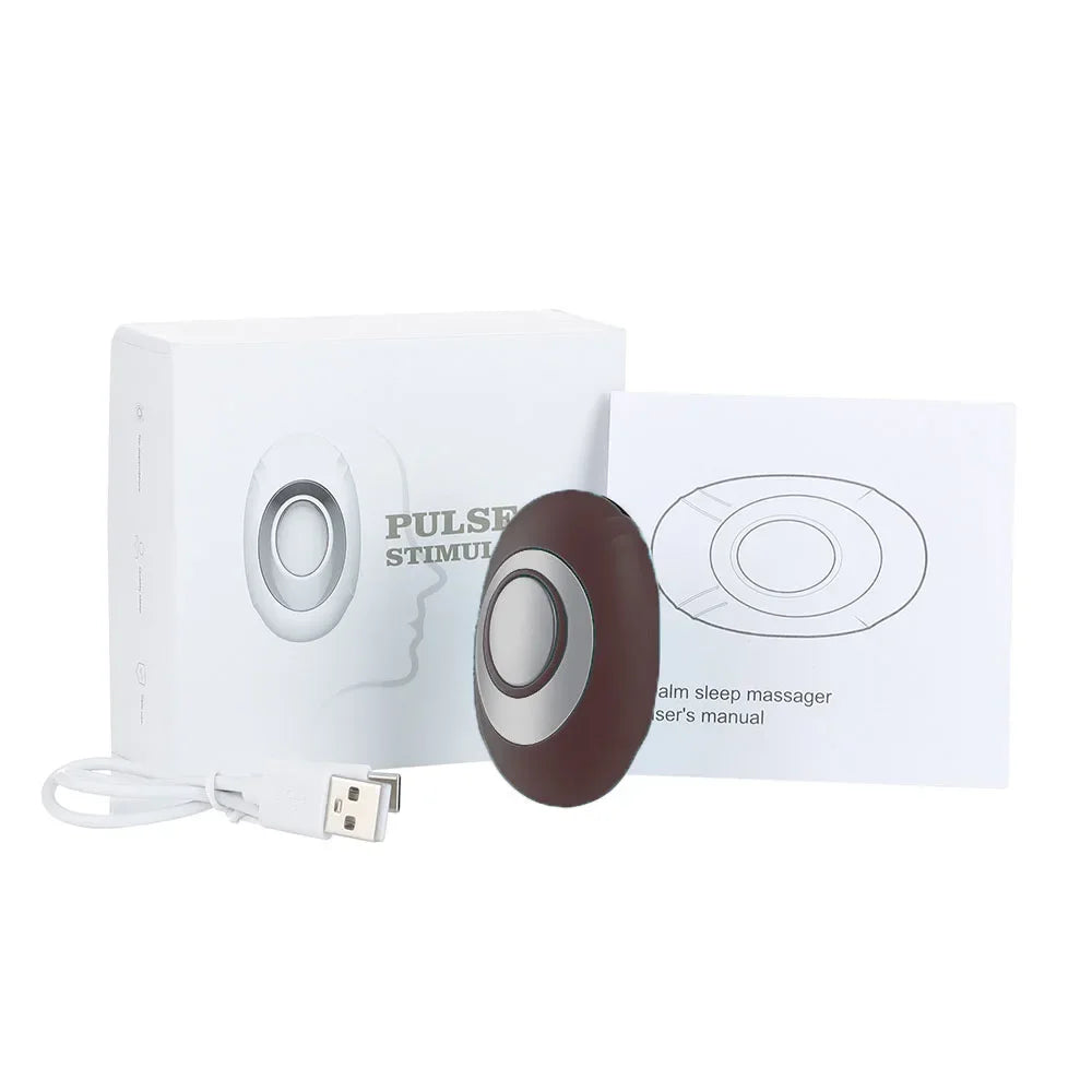 Sleep Aid Microcurrent EMS Pulse Device to Relief Insomnia Mental Stress Pressure Anxiety - get to sleep!