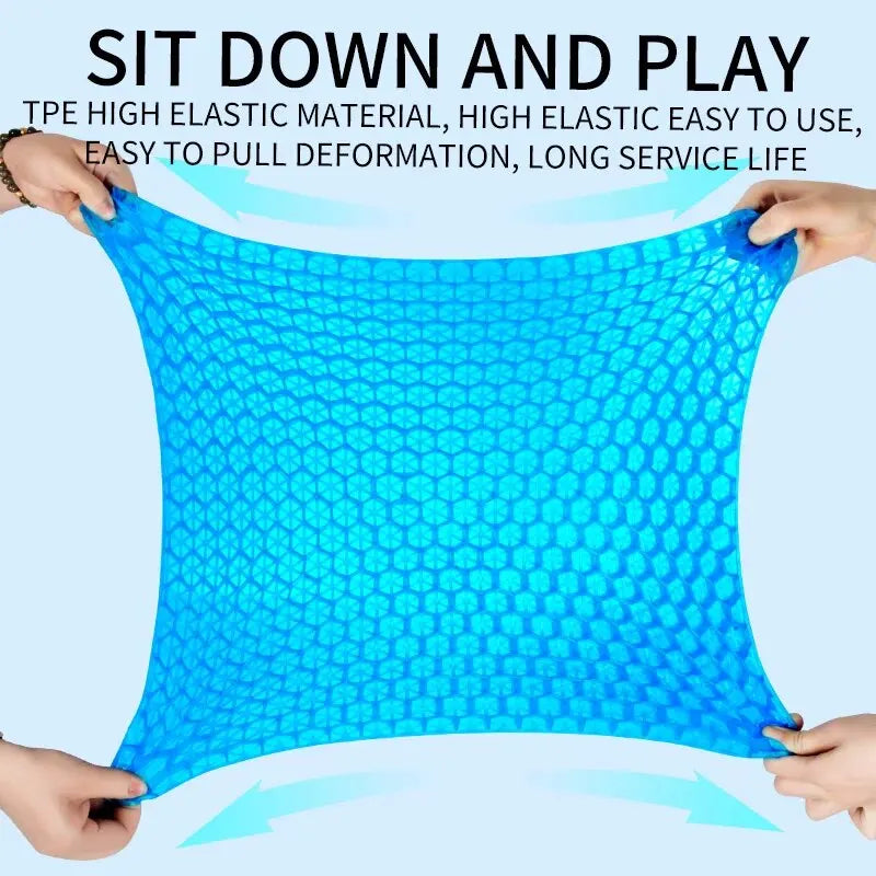 Cooling Seat Cushion Summer Breathable Honeycomb Design for Pressure Relief Back Tailbone Pain