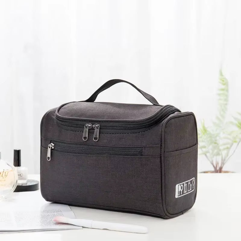 Spacious Cosmetic Bag Makeup Organizer Toiletry Pouch