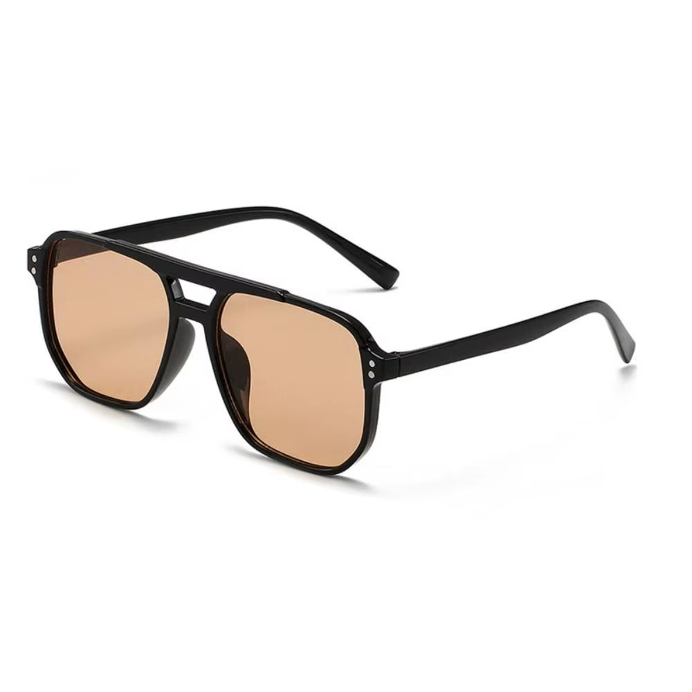 Square Frame Anti-UV Shaded Retro Sunglasses