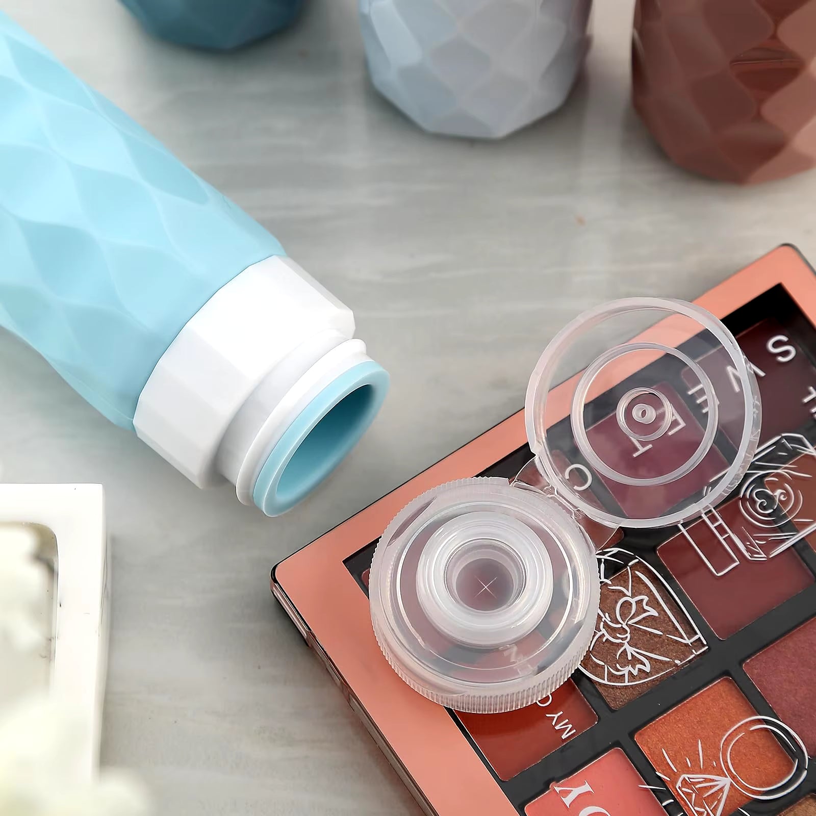Contemporary Travel Essentials Bottles for Toiletries BPA Free Leak Proof Squeezable Travel Size