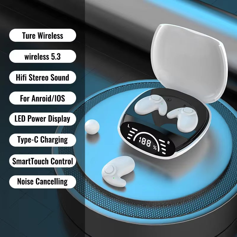 Invisible Mini Wireless Earbuds with Noise Reduction