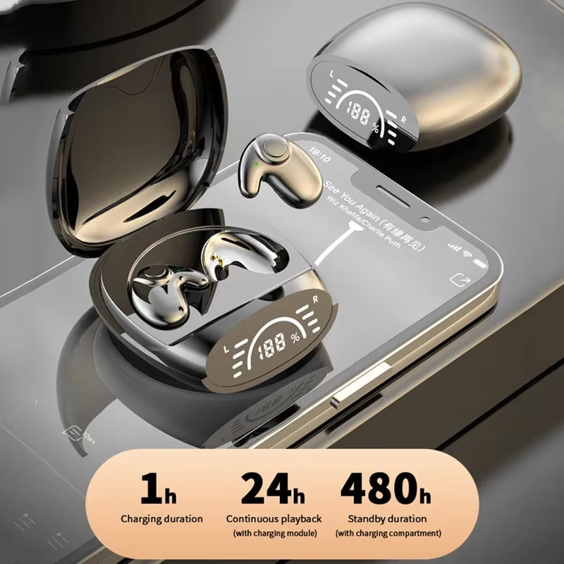 Invisible Mini Wireless Earbuds with Noise Reduction