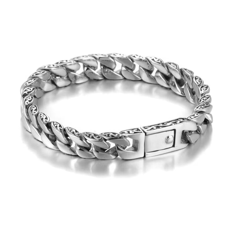 Silver Plated High Quality Miami Cuban Chain Bracelet