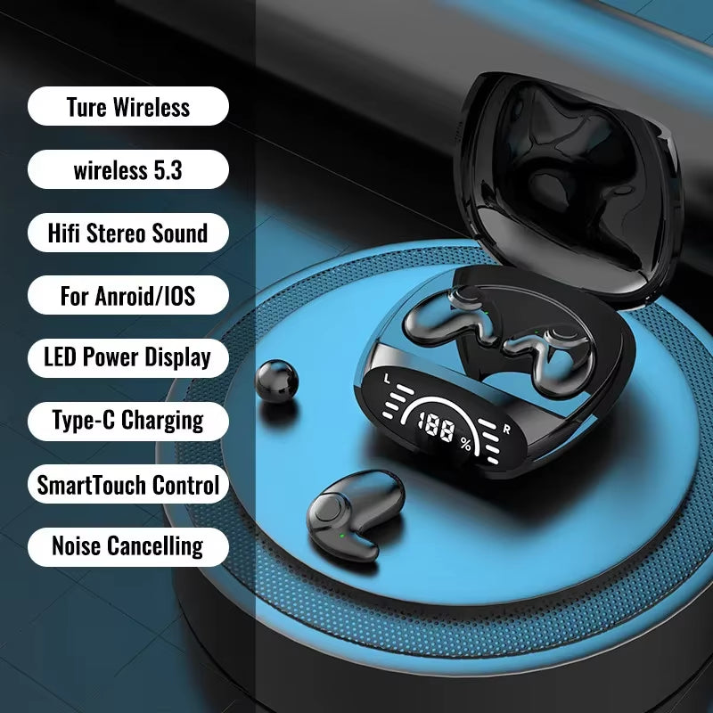 Invisible Mini Wireless Earbuds with Noise Reduction