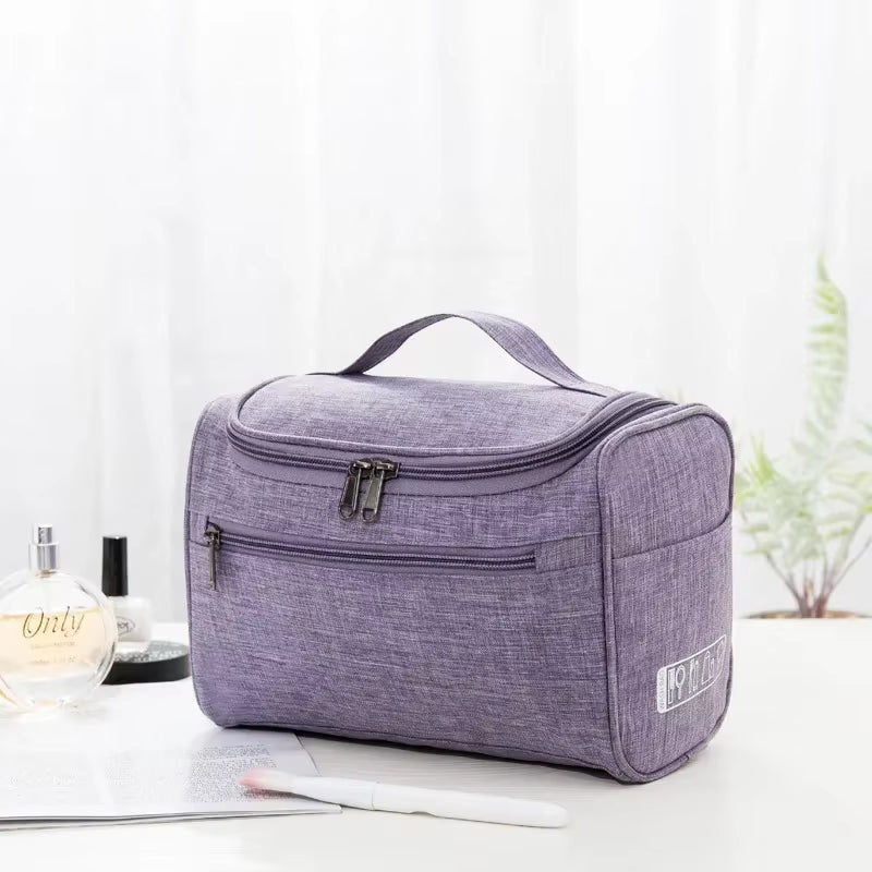 Spacious Cosmetic Bag Makeup Organizer Toiletry Pouch