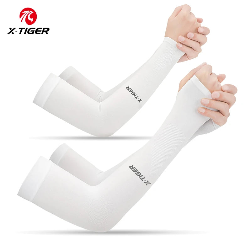 Anti-UV Sunscreen Arm Sleeves Ice Fabric
