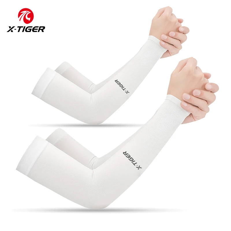 Anti-UV Sunscreen Arm Sleeves Ice Fabric