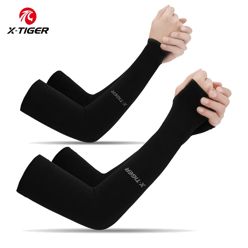 Anti-UV Sunscreen Arm Sleeves Ice Fabric