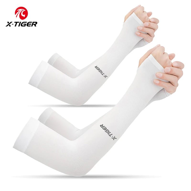 Anti-UV Sunscreen Arm Sleeves Ice Fabric