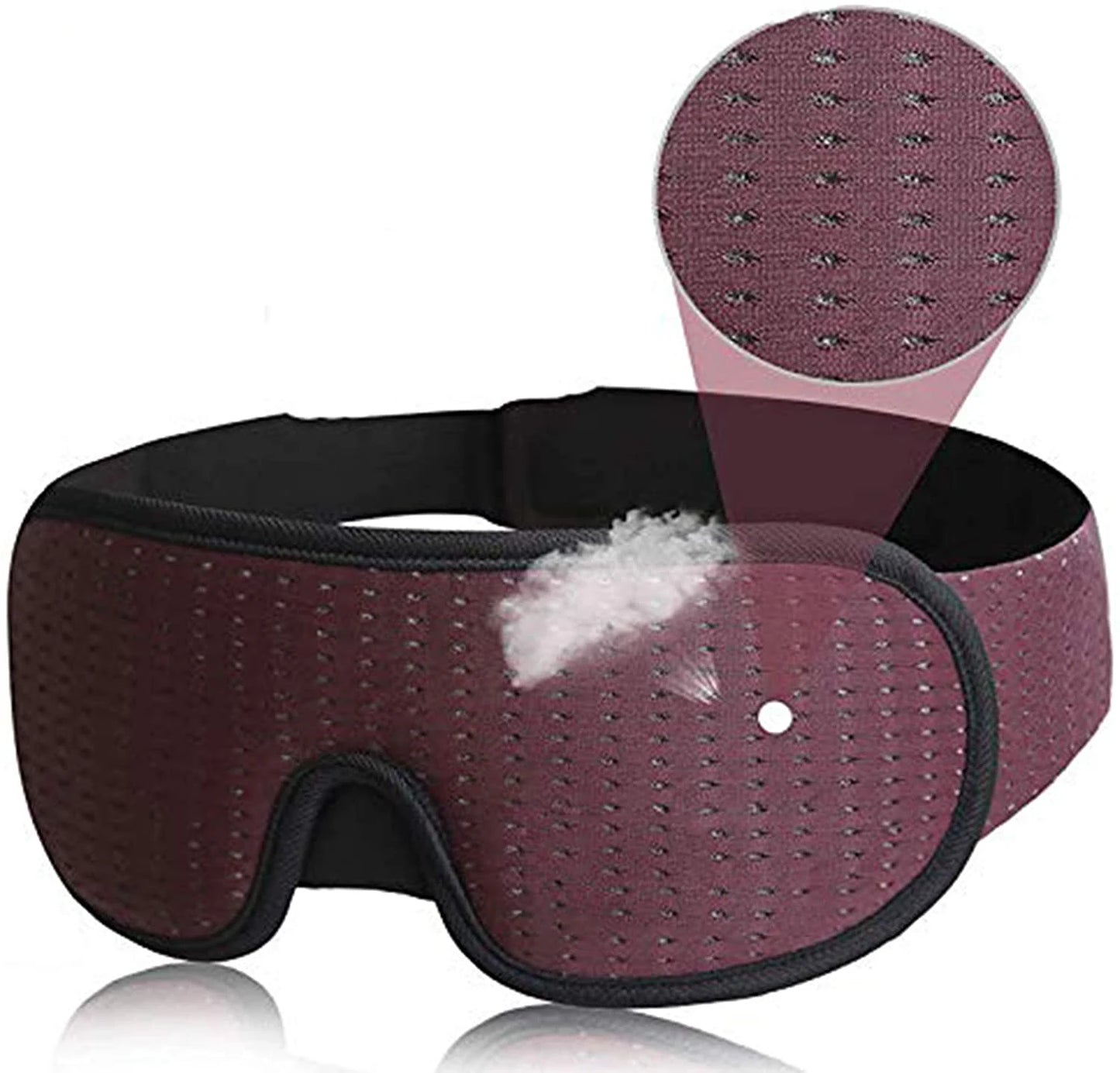 3D Sleep Eye Mask Lights Blockout Soft Padded and Breathable