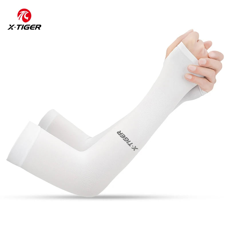 Anti-UV Sunscreen Arm Sleeves Ice Fabric