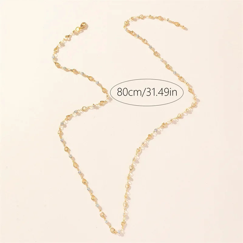Long Tassel Rhinestone Bohemian Necklace