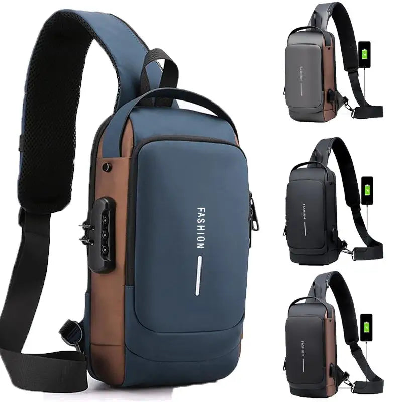 Anti Theft Cross Body Travel Sling Chest Bag