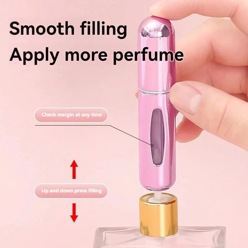 3Pcs Perfume Dispenser Capsule Visualization Design Compact Fashion Portable Spray Capsule