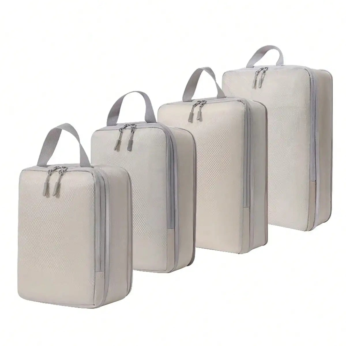 Mesh Nylon Waterproof Clothing Compression Storage Bag, Suitable for Outdoor Travel, Vacation and Home Storage Essentials - 4pcs set