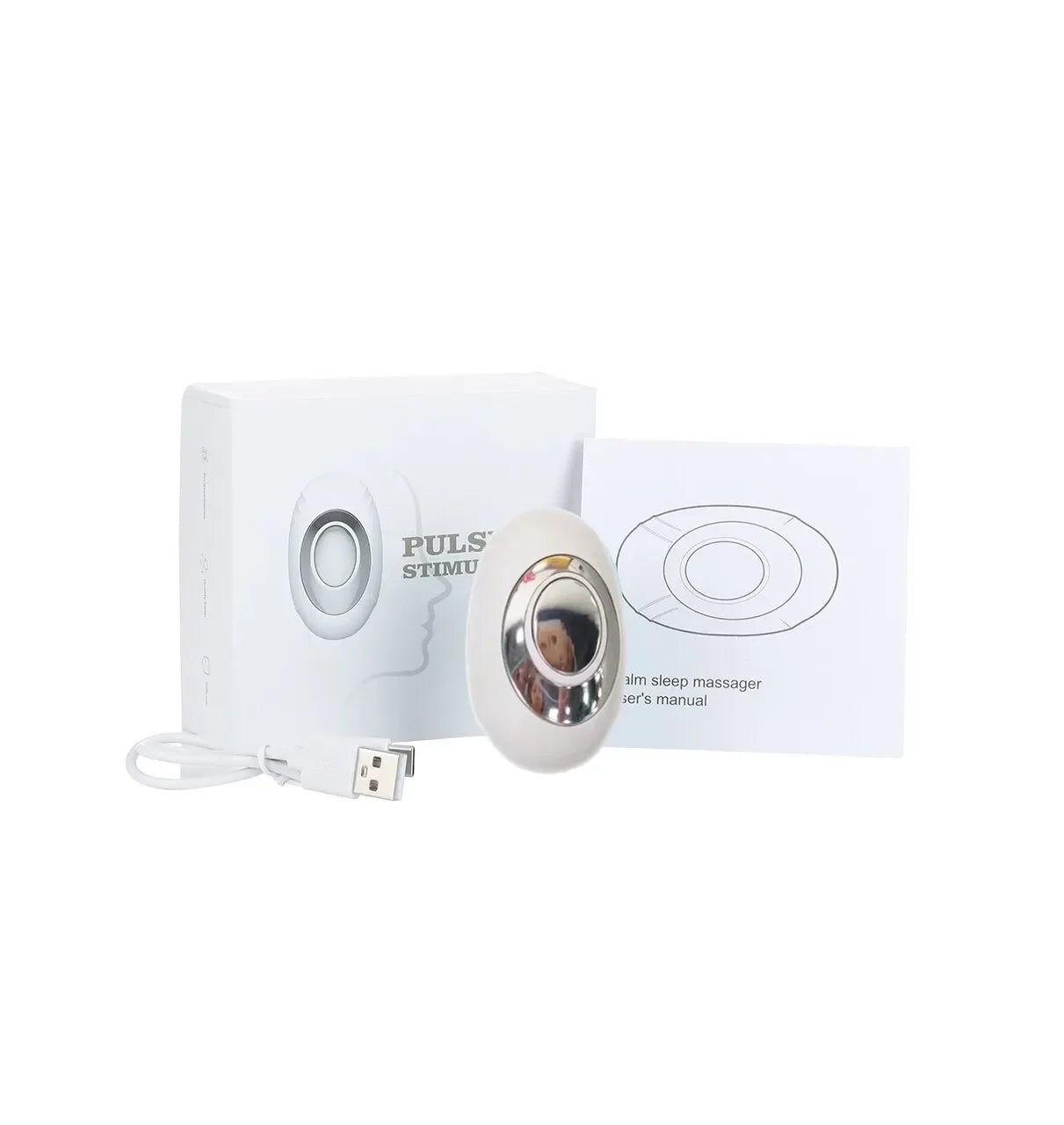 Sleep Aid Microcurrent EMS Pulse Device to Relief Insomnia Mental Stress Pressure Anxiety - get to sleep!