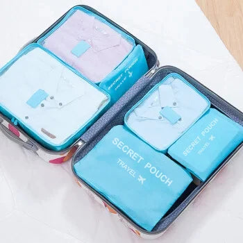 Travel Storage Bag Organizer - 6pcs set