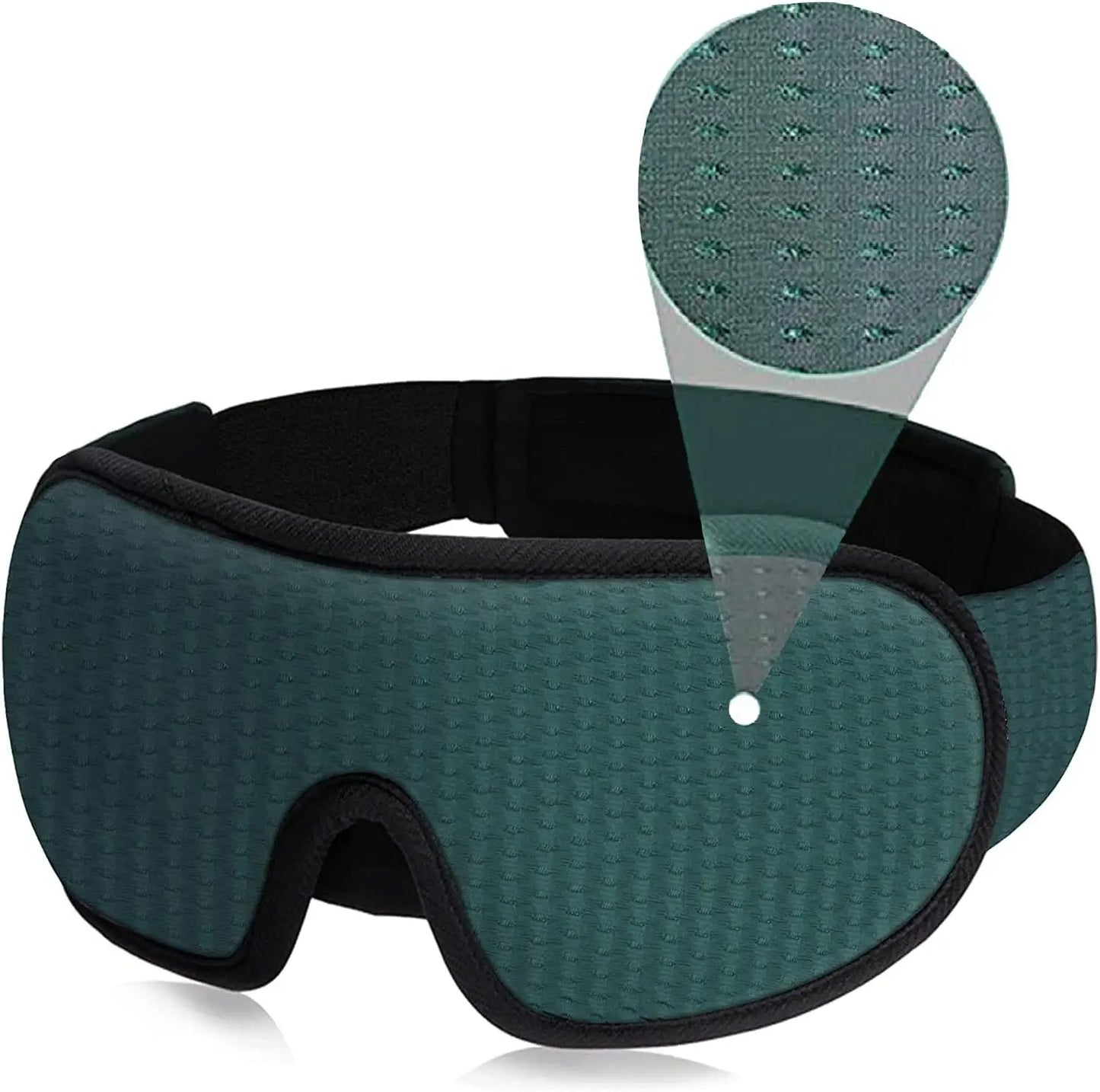 3D Sleep Eye Mask Lights Blockout Soft Padded and Breathable