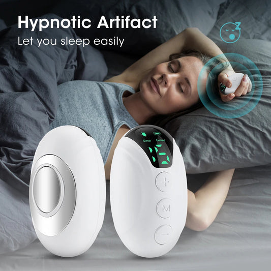 Sleep Aid Microcurrent EMS Pulse Device to Relief Insomnia Mental Stress Pressure Anxiety - get to sleep!
