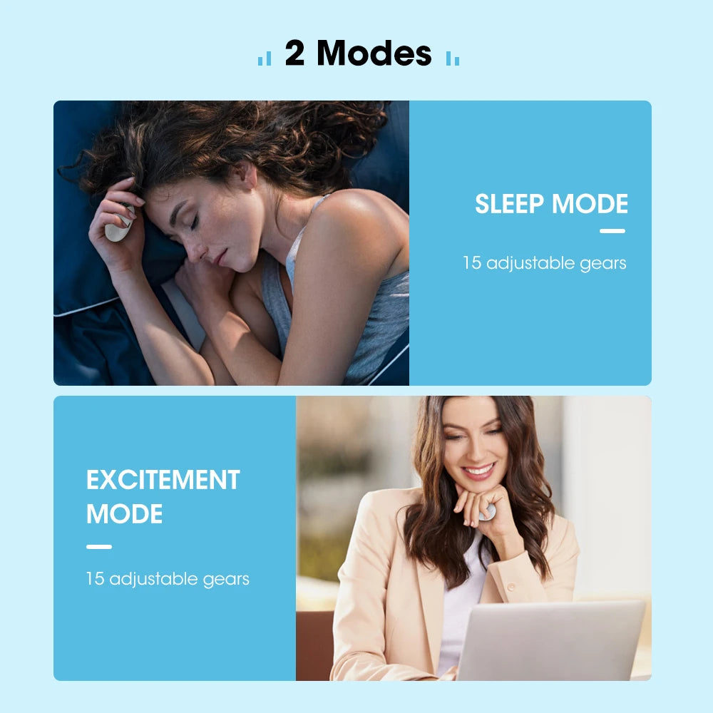 Sleep Aid Microcurrent EMS Pulse Device to Relief Insomnia Mental Stress Pressure Anxiety - get to sleep!