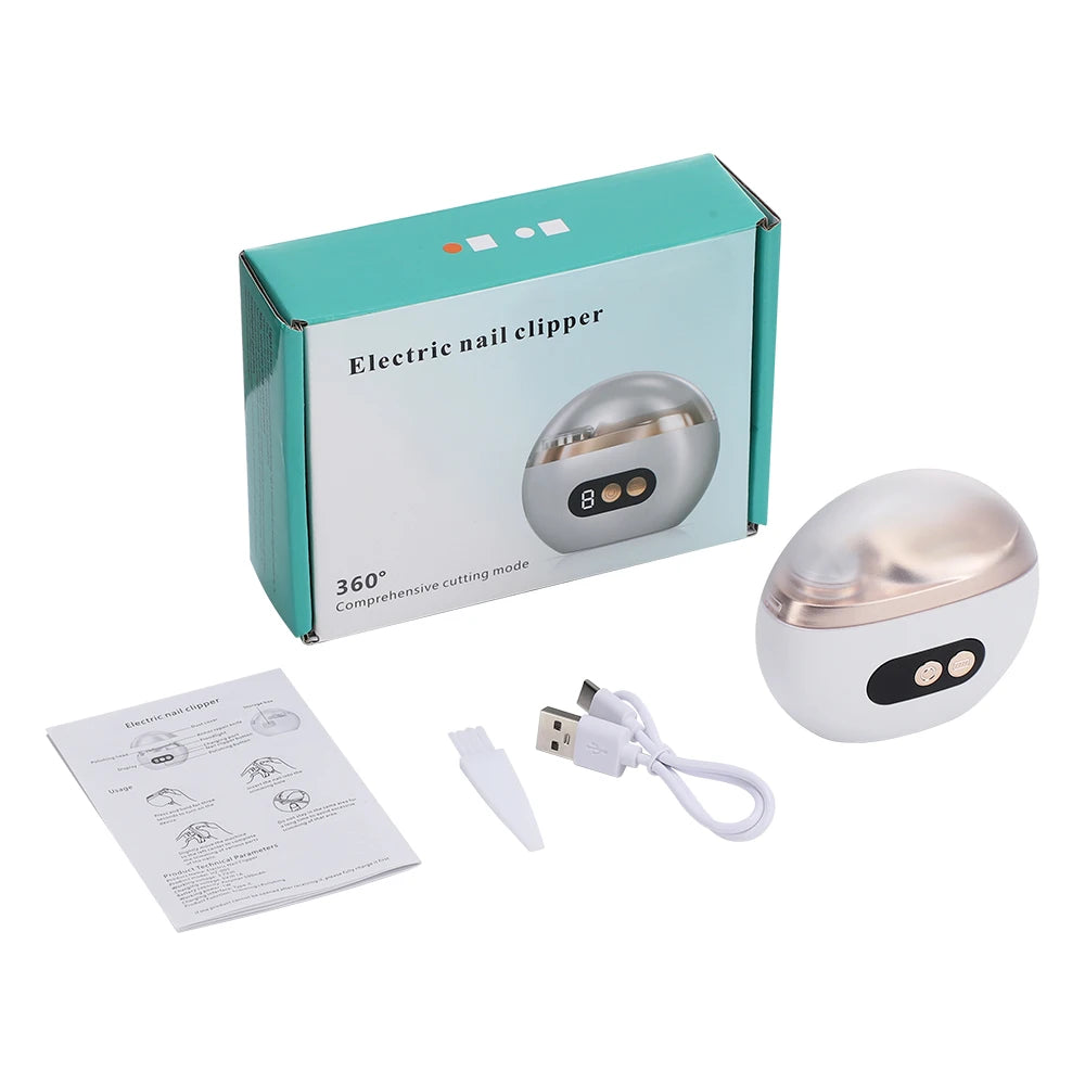 Revolutionary 2-in-1 Automatic Electric Nail Clipper & Polisher - Perfect for anyone!