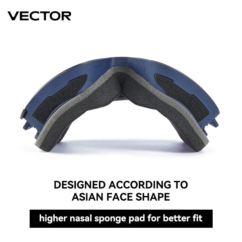 Ski Goggle - Anti Fog Magnetic Cylindrical UV400