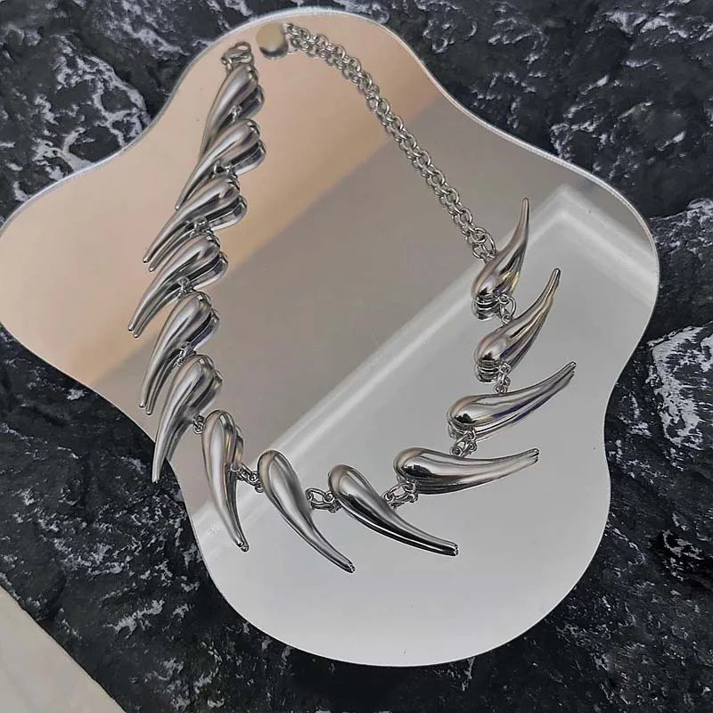 Thorn Chain Choker Necklace