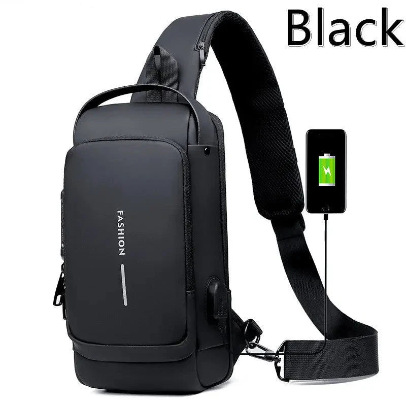 Anti Theft Cross Body Travel Sling Chest Bag