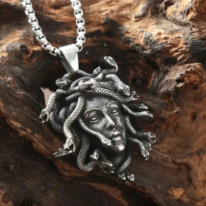Medusa Snake Pendant