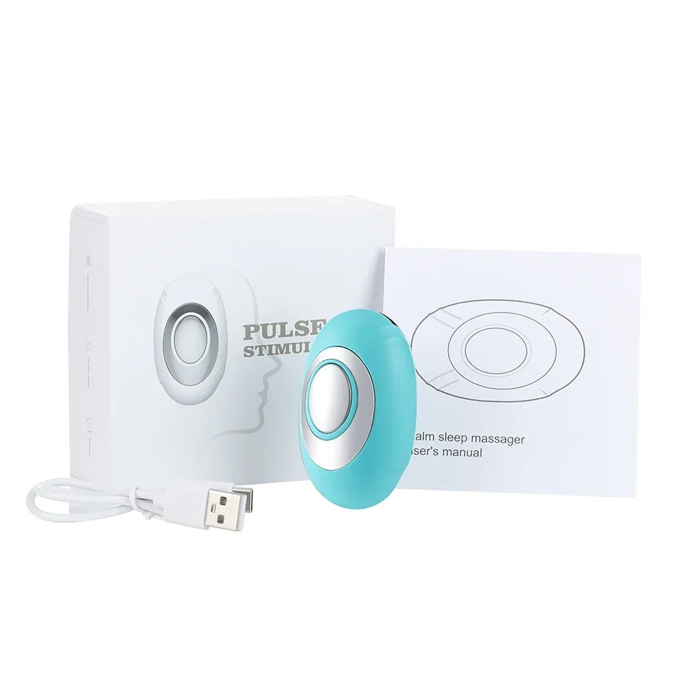 Sleep Aid Microcurrent EMS Pulse Device to Relief Insomnia Mental Stress Pressure Anxiety - get to sleep!