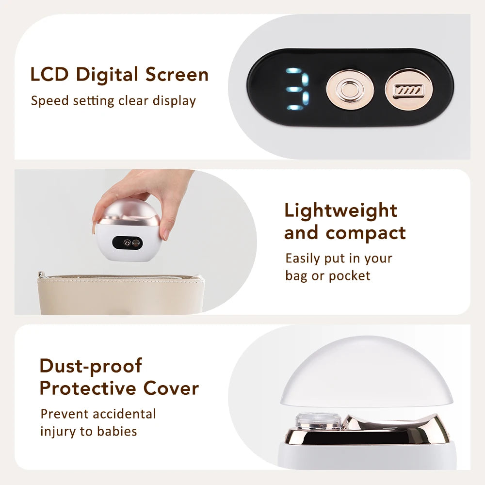 Revolutionary 2-in-1 Automatic Electric Nail Clipper & Polisher - Perfect for anyone!