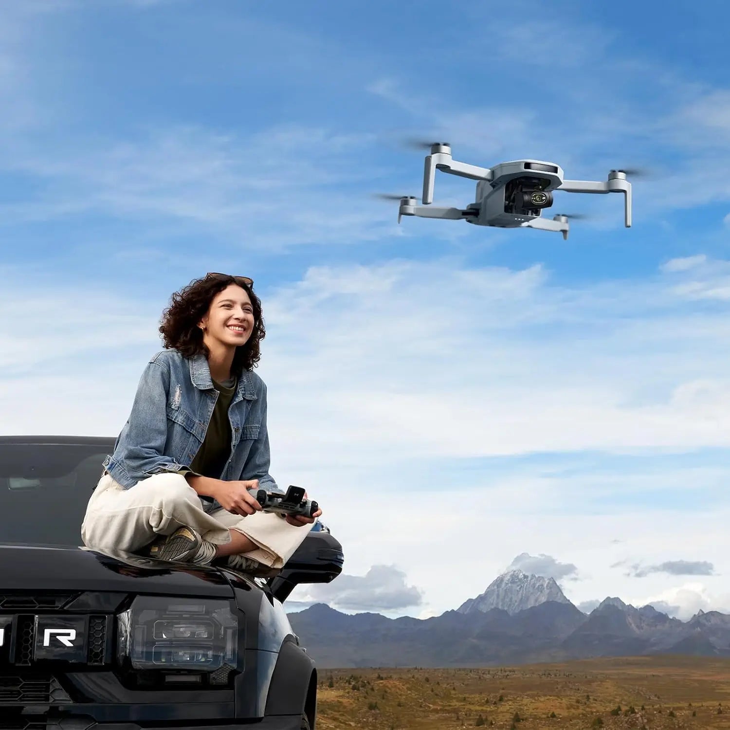 ATOM 2 3-Axis Gimbal Camera Drone 4K HDR Video, 8K Photo, Vertical Shooting, 10-KM Transmission, Night Shot, under 249G