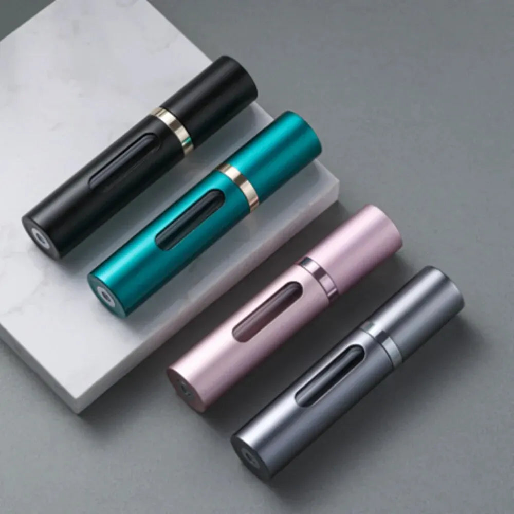 Refillable Perfume Bottle with Spray Scent Pump Portable Travel Empty Cosmetic Containers Mini Spray Atomizer Bottle