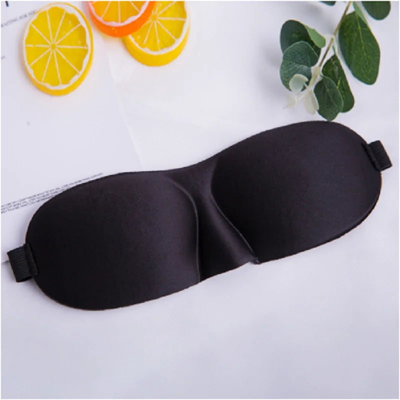 3D Sleep Eye Mask Lights Blockout Soft Padded and Breathable