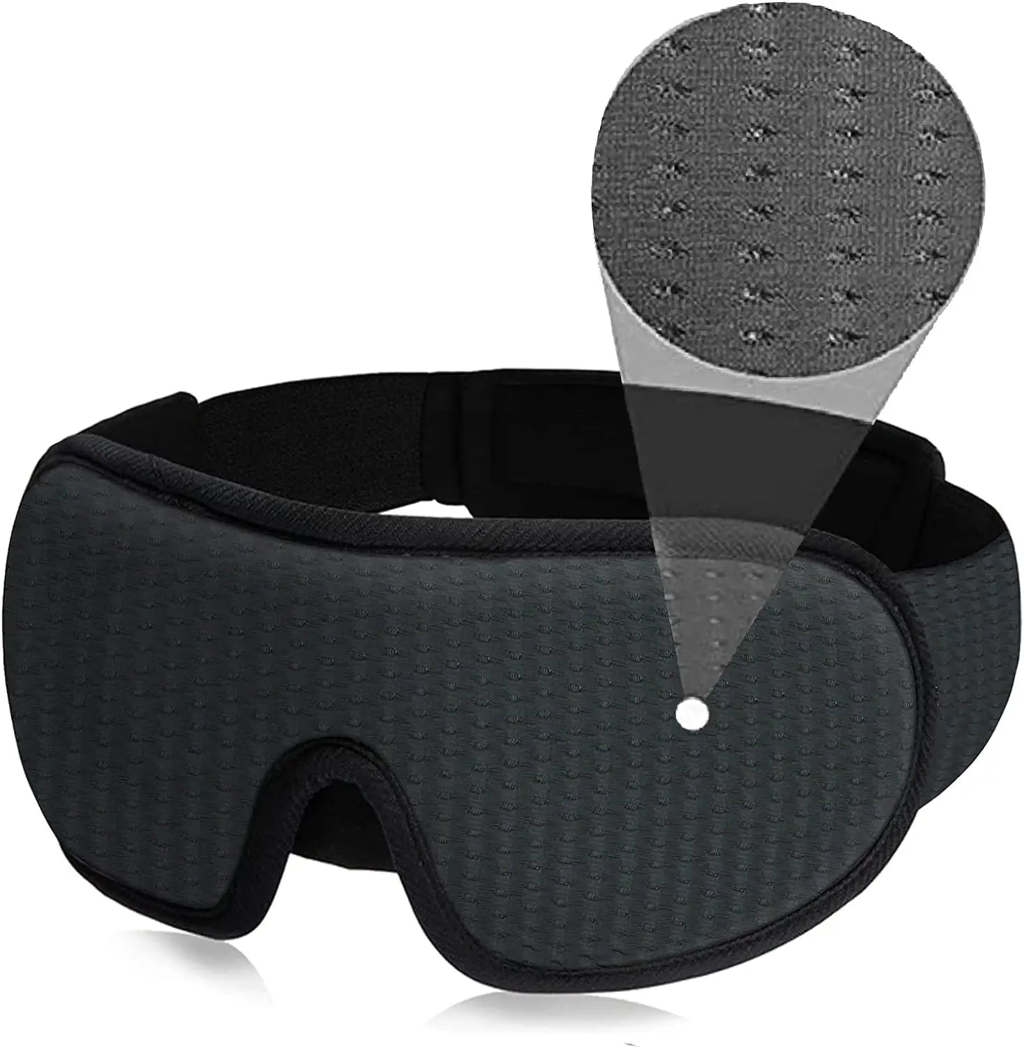 3D Sleep Eye Mask Lights Blockout Soft Padded and Breathable