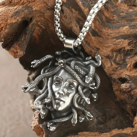Medusa Snake Pendant