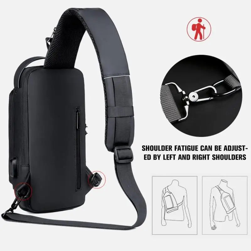 Anti Theft Cross Body Travel Sling Chest Bag
