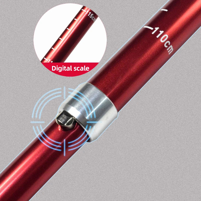 Trekking Pole Walking Hiking Stick Telescopic Collapsible into 5 sections
