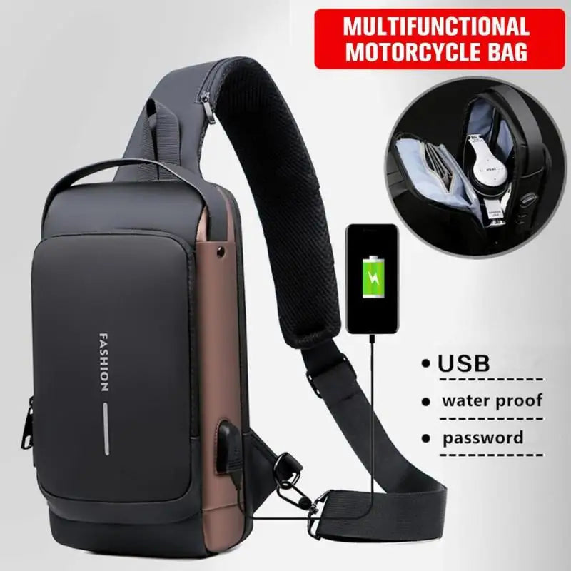 Anti Theft Cross Body Travel Sling Chest Bag