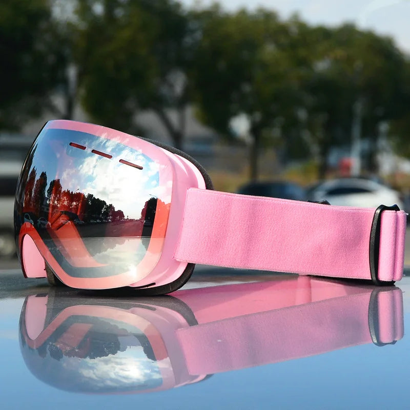 Ski Goggles Double Layers Anti-Fog UV400 Protection