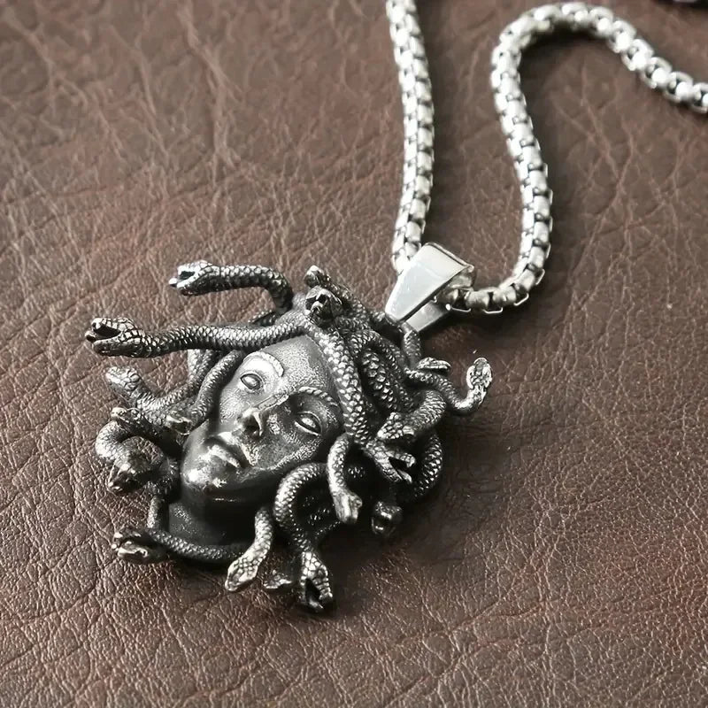 Medusa Snake Pendant