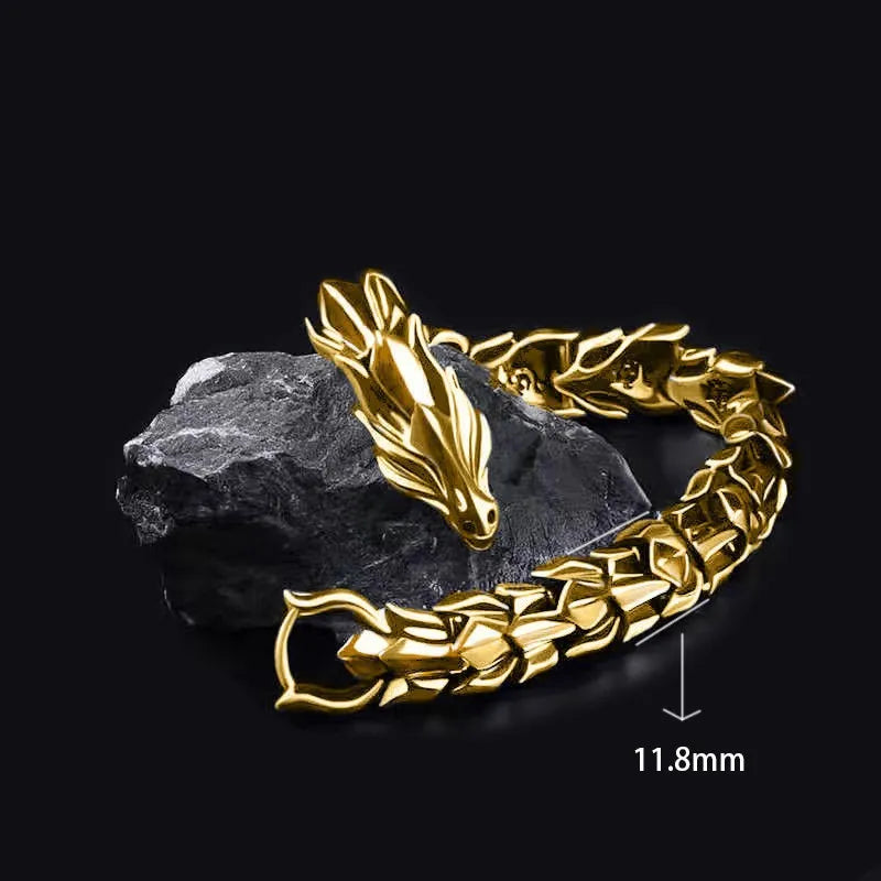 Dragon Vintage Bangle Bracelet