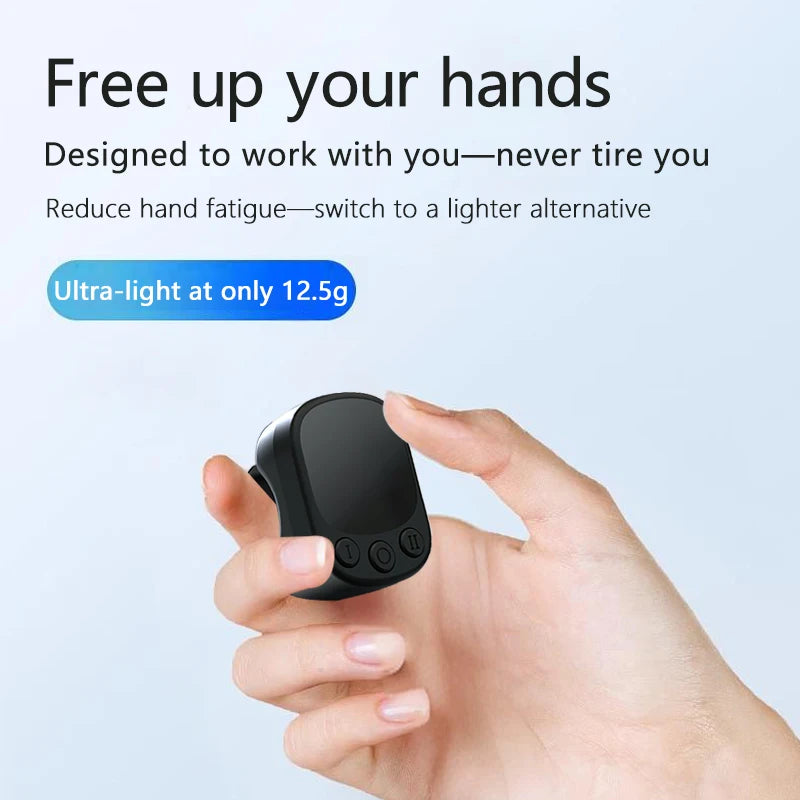 Mouse Ring Remote Control with Touchpad,Smart Automatic Screen Clicker