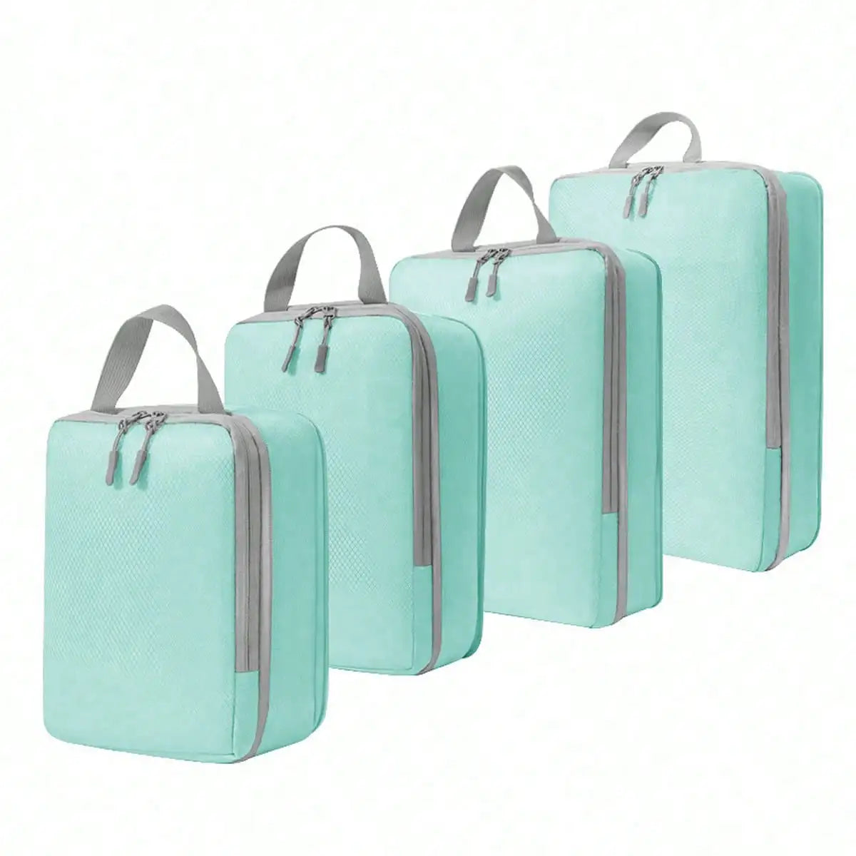 Mesh Nylon Waterproof Clothing Compression Storage Bag, Suitable for Outdoor Travel, Vacation and Home Storage Essentials - 4pcs set